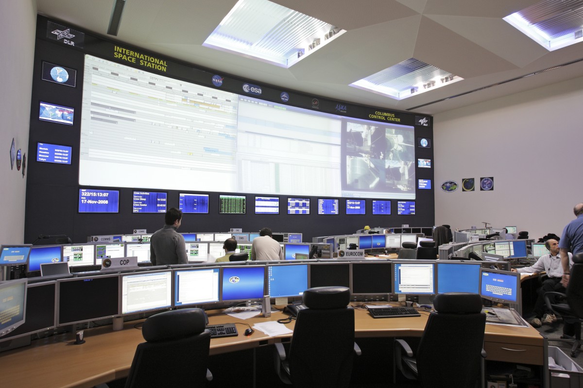 DLR Control Room for the ISS